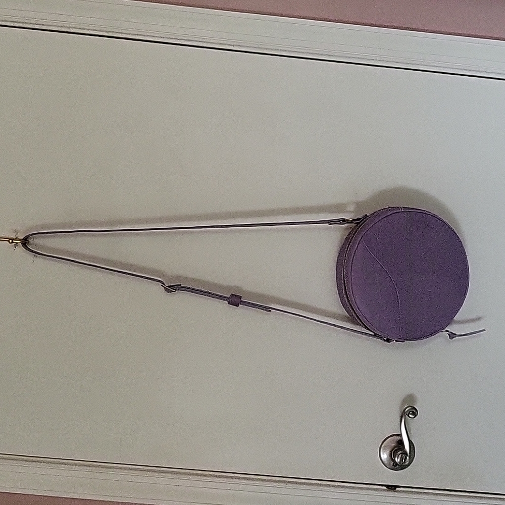 Portland Leather Large Lilac Crossbody Bag